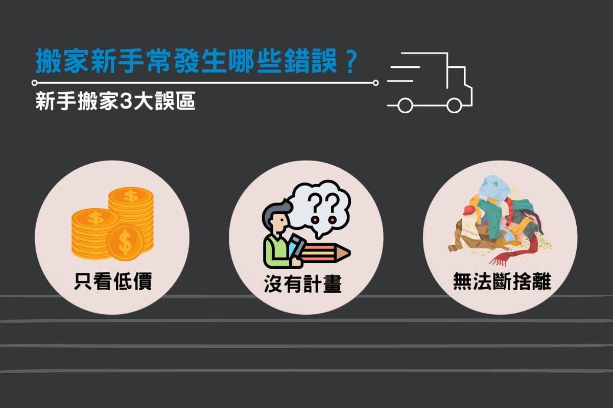 新手搬家 3 大誤區 新手搬家 3 大誤區